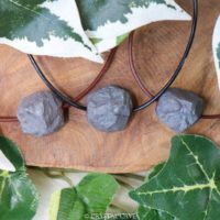 Hematite Polished Necklace Pendant – Drilled Stone Jewelry Rough Raw Chunk Course Pierced Crystal Gemstone – Grounding Stability Confidence | Natural genuine Gemstone jewelry. Buy crystal jewelry, handmade handcrafted artisan jewelry for women.  Unique handmade gift ideas. #jewelry #beadedjewelry #beadedjewelry #gift #shopping #handmadejewelry #fashion #style #product #jewelry #affiliate #ad