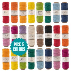 Shop Hemp Twine! Hemp Cord  10lb, 0.5mm thick,  micro macrame jewelry cord, craft supply  – PICK 5 Colors | Shop jewelry making and beading supplies, tools & findings for DIY jewelry making and crafts. #jewelrymaking #diyjewelry #jewelrycrafts #jewelrysupplies #beading #affiliate #ad
