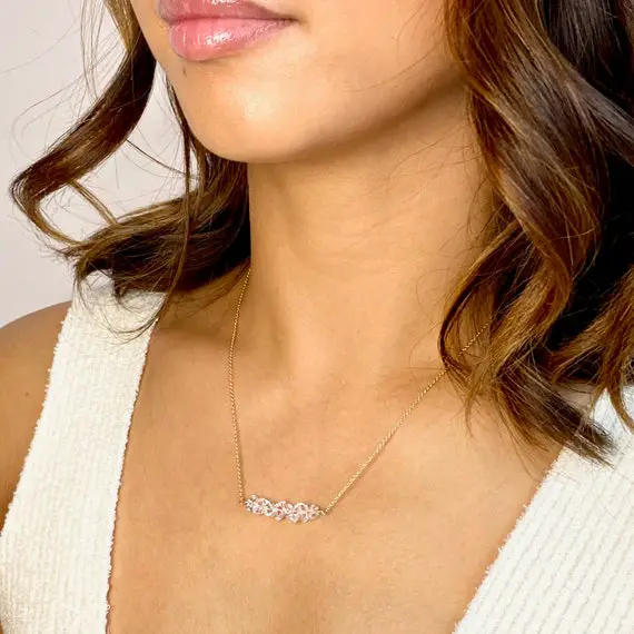 Herkimer Diamond Necklace, Herkimer Diamond, Raw Stone, Raw Diamond Necklace, Diamond Necklace, Gift For Her