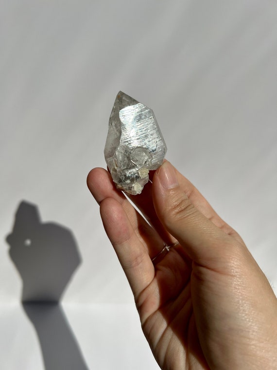 Herkimer Diamond Raw With Anthracite Inclusion