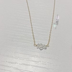 Shop Herkimer Diamond Necklaces! Herkimer Diamond Raw Crystal Bar Necklace | Natural genuine Herkimer Diamond necklaces. Buy crystal jewelry, handmade handcrafted artisan jewelry for women.  Unique handmade gift ideas. #jewelry #beadednecklaces #beadedjewelry #gift #shopping #handmadejewelry #fashion #style #product #necklaces #affiliate #ad