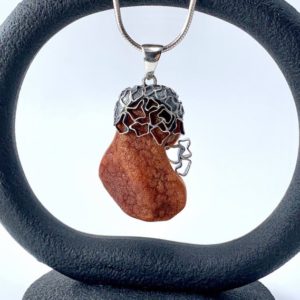 Shop Amber Pendants! Impressive Baltic Amber Pendant  Raw Amber necklace Genuine natural shape Silver chain Unpolished unique amber Non-polished (mat) | Natural genuine Amber pendants. Buy crystal jewelry, handmade handcrafted artisan jewelry for women.  Unique handmade gift ideas. #jewelry #beadedpendants #beadedjewelry #gift #shopping #handmadejewelry #fashion #style #product #pendants #affiliate #ad