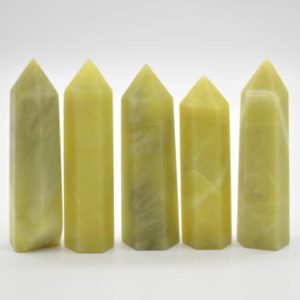 Shop Jade Points & Wands! Jade Point / Tower / Wand  – 8cm – 9cm – 1 Count | Natural genuine stones & crystals in various shapes & sizes. Buy raw cut, tumbled, or polished gemstones for making jewelry or crystal healing energy vibration raising reiki stones. #crystals #gemstones #crystalhealing #crystalsandgemstones #energyhealing #affiliate #ad