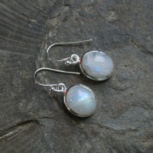 Shop Rainbow Moonstone Earrings! Labradorite earrings rainbow moonstone earrings 925 silver | Natural genuine Rainbow Moonstone earrings. Buy crystal jewelry, handmade handcrafted artisan jewelry for women.  Unique handmade gift ideas. #jewelry #beadedearrings #beadedjewelry #gift #shopping #handmadejewelry #fashion #style #product #earrings #affiliate #ad