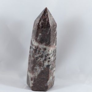 Shop Garnet Points & Wands! Large Almandine Garnet in Quartz Tower | Natural genuine stones & crystals in various shapes & sizes. Buy raw cut, tumbled, or polished gemstones for making jewelry or crystal healing energy vibration raising reiki stones. #crystals #gemstones #crystalhealing #crystalsandgemstones #energyhealing #affiliate #ad