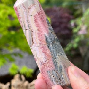 Shop Rhodochrosite Points & Wands! Large Rhodochrosite Crystal Wand Point AAA+ : Love / Compassion / Light Argentina 1 | Natural genuine stones & crystals in various shapes & sizes. Buy raw cut, tumbled, or polished gemstones for making jewelry or crystal healing energy vibration raising reiki stones. #crystals #gemstones #crystalhealing #crystalsandgemstones #energyhealing #affiliate #ad