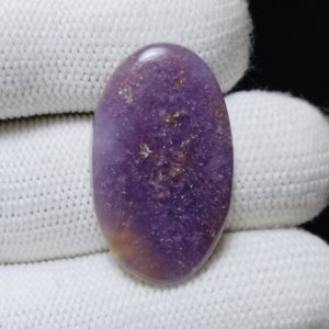 Shop Lepidolite Cabochons! Lepidolite Cabochon, Lepidolite Gemstone, Lepidolite Crystal, Lepidolite Gemstone Cabochon, Loose Lepidolite Cabochon. 30x18x5mm, 25.13cts | Natural genuine stones & crystals in various shapes & sizes. Buy raw cut, tumbled, or polished gemstones for making jewelry or crystal healing energy vibration raising reiki stones. #crystals #gemstones #crystalhealing #crystalsandgemstones #energyhealing #affiliate #ad