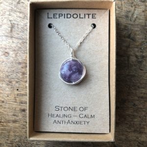 Lepidolite necklace | Natural genuine Lepidolite jewelry. Buy crystal jewelry, handmade handcrafted artisan jewelry for women.  Unique handmade gift ideas. #jewelry #beadedjewelry #beadedjewelry #gift #shopping #handmadejewelry #fashion #style #product #jewelry #affiliate #ad