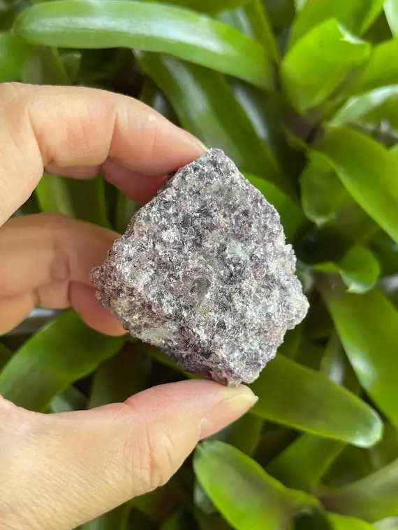 Lepidolite Raw Natural Stone, 1.5 - 2 Inch Rough Lepidolite Gemstone, Natural Lepidolite Crystals, Wholesale Bulk Lot