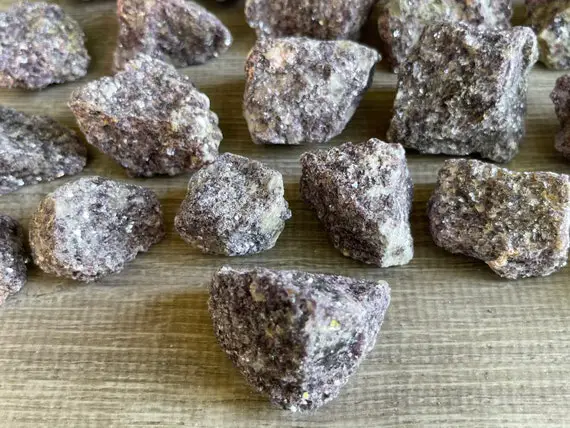 Lepidolite Raw Natural Stone, 1 - 2 Inch Rough Lepidolite Gemstone, Natural Lepidolite Crystals, Wholesale Bulk Lot
