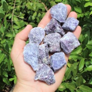 Shop Lepidolite Stones & Crystals! Lepidolite Raw Natural Stones: Choose How Many Pieces (Premium Quality 'A' Grade) | Natural genuine stones & crystals in various shapes & sizes. Buy raw cut, tumbled, or polished gemstones for making jewelry or crystal healing energy vibration raising reiki stones. #crystals #gemstones #crystalhealing #crystalsandgemstones #energyhealing #affiliate #ad