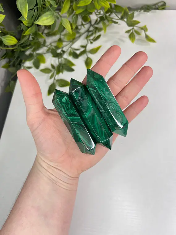 Malachite Dt Wand - Healing Crystals