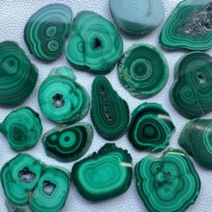 Malachite Slice, Natural Malachite, Malachite Cabochon, Malachite Lot, Rare Malachite, AAA Malachite, Malachite Stone, Designer Malachite | Natural genuine stones & crystals in various shapes & sizes. Buy raw cut, tumbled, or polished gemstones for making jewelry or crystal healing energy vibration raising reiki stones. #crystals #gemstones #crystalhealing #crystalsandgemstones #energyhealing #affiliate #ad