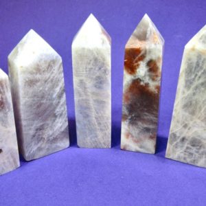 Shop Moonstone Points & Wands! Moonstone Sunstone Tower – Sunstone Moonstone Wand Tower – Natural Sunstone Moonstone Crystal Point Obelisk | Natural genuine stones & crystals in various shapes & sizes. Buy raw cut, tumbled, or polished gemstones for making jewelry or crystal healing energy vibration raising reiki stones. #crystals #gemstones #crystalhealing #crystalsandgemstones #energyhealing #affiliate #ad