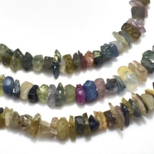 Shop Sapphire Chip & Nugget Beads! Multi Sapphire Chips Sapphire Uncut Multi Sapphire Beads 5-6.50mm(aprx), 7.50"strand ..LT-197 | Natural genuine chip Sapphire beads for beading and jewelry making.  #jewelry #beads #beadedjewelry #diyjewelry #jewelrymaking #beadstore #beading #affiliate #ad