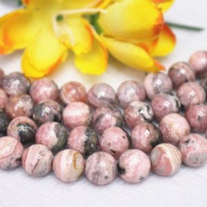 Shop Rhodochrosite Beads! Natural A Rhodochrosite Smooth Round beads 6mm 8mm 10mm 12mm Rhodochrosite beads wholesale,beads supply 15" strand | Natural genuine beads Rhodochrosite beads for beading and jewelry making.  #jewelry #beads #beadedjewelry #diyjewelry #jewelrymaking #beadstore #beading #affiliate #ad