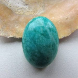 Shop Amazonite Cabochons! Natural Amazonite Cabochon 18x25mm Amazonite Cabochon Oval Stone Cabochon Amazonite Gemstone Cabochon Flat back DIY Jewelry Supplies (1) | Natural genuine stones & crystals in various shapes & sizes. Buy raw cut, tumbled, or polished gemstones for making jewelry or crystal healing energy vibration raising reiki stones. #crystals #gemstones #crystalhealing #crystalsandgemstones #energyhealing #affiliate #ad