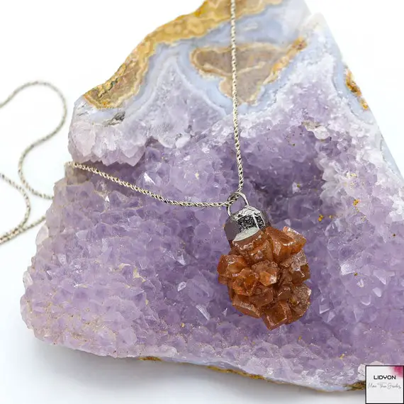 Natural Aragonite Gemstone Chakra Handmade Necklace,