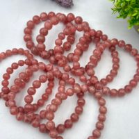 Natural Argentina Rhodochrosite Bead Bracelet / High Grade Rhodochrosite Round Bead Bracelet 6 Mm 8 Mm 10 Mm 12 Mm | Natural genuine Gemstone jewelry. Buy crystal jewelry, handmade handcrafted artisan jewelry for women.  Unique handmade gift ideas. #jewelry #beadedjewelry #beadedjewelry #gift #shopping #handmadejewelry #fashion #style #product #jewelry #affiliate #ad