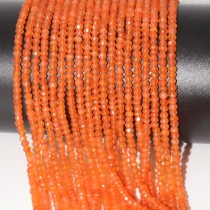 Shop Carnelian Rondelle Beads! Natural Carnelian Faceted Rondelle Beads  Carnelian Beads  AAA Quality Carnelian Rondelle Beads  Carnelian Faceted  Carnelian Beads Strand | Natural genuine rondelle Carnelian beads for beading and jewelry making.  #jewelry #beads #beadedjewelry #diyjewelry #jewelrymaking #beadstore #beading #affiliate #ad