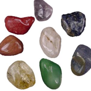 Shop Chakra Stone Sets! Natural Chakra Gemtones 7+ quartz, abalone shell, velvet bag, healing stone chart 6510K | Shop jewelry making and beading supplies, tools & findings for DIY jewelry making and crafts. #jewelrymaking #diyjewelry #jewelrycrafts #jewelrysupplies #beading #affiliate #ad