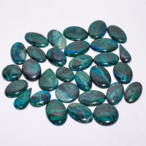 Shop Chrysocolla Cabochons! Natural Chrysocolla Cabochon Wholesale Lot Gemstone, Chrysocolla Mix Shape Size Loose Cabochon, Semi Precious Stone, Jewelry Making Cabs | Natural genuine stones & crystals in various shapes & sizes. Buy raw cut, tumbled, or polished gemstones for making jewelry or crystal healing energy vibration raising reiki stones. #crystals #gemstones #crystalhealing #crystalsandgemstones #energyhealing #affiliate #ad