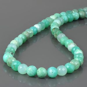Shop Chrysoprase Necklaces! Genuine Chrysoprase beads necklace sterling silver Chrysoprase jewelry green gemstone beaded necklace green white beads necklace gift | Natural genuine Chrysoprase necklaces. Buy crystal jewelry, handmade handcrafted artisan jewelry for women.  Unique handmade gift ideas. #jewelry #beadednecklaces #beadedjewelry #gift #shopping #handmadejewelry #fashion #style #product #necklaces #affiliate #ad