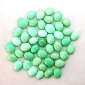 Shop Chrysoprase Cabochons! Natural Chrysoprase Plain Oval Shape Cabochon Wholesale Lot Chrysoprase Cabochon Loose Gemstone 9×11 to 11×13 mm Approx 5 Pieces Supply | Natural genuine stones & crystals in various shapes & sizes. Buy raw cut, tumbled, or polished gemstones for making jewelry or crystal healing energy vibration raising reiki stones. #crystals #gemstones #crystalhealing #crystalsandgemstones #energyhealing #affiliate #ad