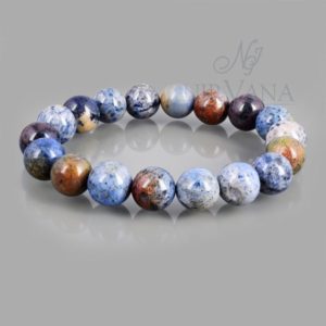 Shop Dumortierite Bracelets! Natural Dumortierite Bracelet, Dumortierite Beads Bracelet, Beaded Bracelet, Stretch Bracelet, Blue Dumortierite Beautiful Design Jewelry. | Natural genuine Dumortierite bracelets. Buy crystal jewelry, handmade handcrafted artisan jewelry for women.  Unique handmade gift ideas. #jewelry #beadedbracelets #beadedjewelry #gift #shopping #handmadejewelry #fashion #style #product #bracelets #affiliate #ad