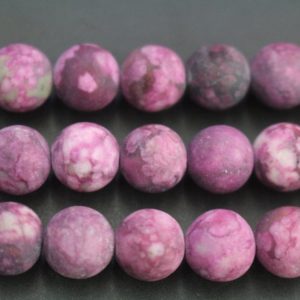 Shop Sugilite Beads! Natural Dyed Matte Sugilite smooth round Beads, 6mm 8mm 10mm 12mm Dyed Matte Sugilite Beads supply,Loose Beads Wholesale | Natural genuine round Sugilite beads for beading and jewelry making.  #jewelry #beads #beadedjewelry #diyjewelry #jewelrymaking #beadstore #beading #affiliate #ad