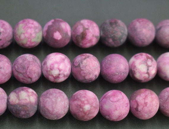 Natural Dyed Matte Sugilite Smooth Round Beads, 6mm 8mm 10mm 12mm Dyed Matte Sugilite Beads Supply,loose Beads Wholesale