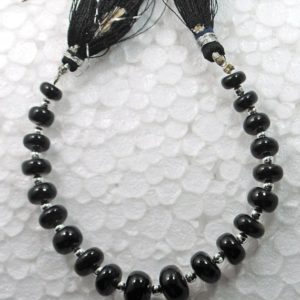 Shop Obsidian Rondelle Beads! Natural Golden Obsidian Gemstone Roundel Shape Smooth Drilled 6 Inch 20 Pieces Beads Size 6-10 MM Approx For Jewellery Making | Natural genuine rondelle Obsidian beads for beading and jewelry making.  #jewelry #beads #beadedjewelry #diyjewelry #jewelrymaking #beadstore #beading #affiliate #ad