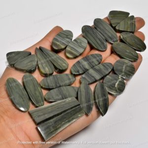 Shop Serpentine Cabochons! Natural Green Serpentine Cabochon Pairs, Serpentine Stone Earrings, Serpentine Loose Gemstone Pairs, Matched Pairs, Sizes 15mm to 35mm | Natural genuine stones & crystals in various shapes & sizes. Buy raw cut, tumbled, or polished gemstones for making jewelry or crystal healing energy vibration raising reiki stones. #crystals #gemstones #crystalhealing #crystalsandgemstones #energyhealing #affiliate #ad