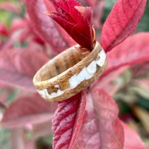 Shop Petrified Wood Rings! Natural History – Inlay Ring, Wood Ring, Whiskey Barrel oak Wood Ring, Jewelry For Men, Jewelry For Women, Amber Ring, Petrified Wood Ring | Natural genuine Petrified Wood mens fashion rings, simple unique handcrafted gemstone men's rings, gifts for men. Anillos hombre. #rings #jewelry #crystaljewelry #gemstonejewelry #handmadejewelry #affiliate #ad
