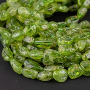 Natural Peridot Nuggets Beads -16 Inch strand – Wholesale pricing AAA Quality- Full 16 inch strand Gemstone Beads | Natural genuine beads Gemstone beads for beading and jewelry making.  #jewelry #beads #beadedjewelry #diyjewelry #jewelrymaking #beadstore #beading #affiliate #ad