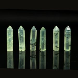 Shop Prehnite Points & Wands! 100% Natural Prehnite Tower, Pencil Shape Epidote Tower, Green Prehnite Point, 21X5 mm Quartz Obelisk, Valentine Gift, | Natural genuine stones & crystals in various shapes & sizes. Buy raw cut, tumbled, or polished gemstones for making jewelry or crystal healing energy vibration raising reiki stones. #crystals #gemstones #crystalhealing #crystalsandgemstones #energyhealing #affiliate #ad