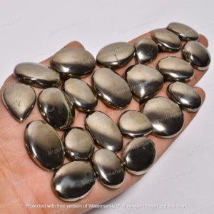 Shop Pyrite Cabochons! Natural Pyrite Cabochon – Golden Pyrite – Pyrite Bulk – Pyrite Crystal – Wholesale Pyrite Stone – Jewelry Making Supply – Sizes 20mm to 30mm | Natural genuine stones & crystals in various shapes & sizes. Buy raw cut, tumbled, or polished gemstones for making jewelry or crystal healing energy vibration raising reiki stones. #crystals #gemstones #crystalhealing #crystalsandgemstones #energyhealing #affiliate #ad
