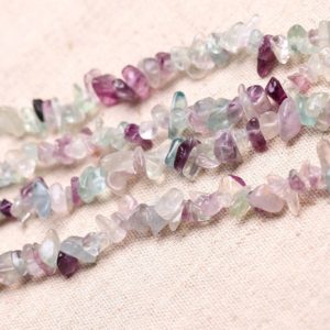 Shop Fluorite Chip & Nugget Beads! Natural Rainbow Fluorite Chip Beads Multicolor Fluorite Crystal Chips Bead Gemstone Chip 15" Full Strand Beads Wholesale C007 | Natural genuine chip Fluorite beads for beading and jewelry making.  #jewelry #beads #beadedjewelry #diyjewelry #jewelrymaking #beadstore #beading #affiliate #ad