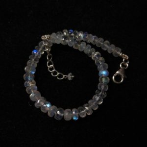 Shop Rainbow Moonstone Bracelets! Natural Rainbow Moonstone Bracelet Moonstone Silver Bracelet Moonstone Smooth Rondelle Beads Bracelet Blue Fire Rainbow Moonstone Bracelet | Natural genuine Rainbow Moonstone bracelets. Buy crystal jewelry, handmade handcrafted artisan jewelry for women.  Unique handmade gift ideas. #jewelry #beadedbracelets #beadedjewelry #gift #shopping #handmadejewelry #fashion #style #product #bracelets #affiliate #ad