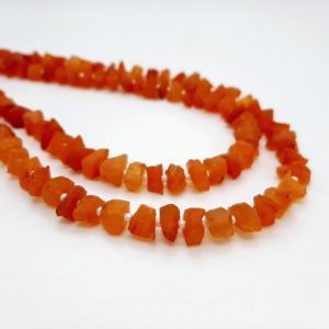 Natural Red Carnelian Rough Nuggets, Carnelian Nugget Beads, Carnelian Chunk Raw Crystal, Center Drilled Beads | Natural genuine beads Array beads for beading and jewelry making.  #jewelry #beads #beadedjewelry #diyjewelry #jewelrymaking #beadstore #beading #affiliate #ad