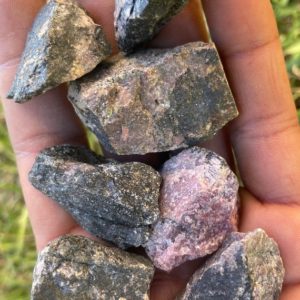 Shop Raw & Rough Rhodonite Stones! Natural Rhodonite raw gemstone | Natural genuine stones & crystals in various shapes & sizes. Buy raw cut, tumbled, or polished gemstones for making jewelry or crystal healing energy vibration raising reiki stones. #crystals #gemstones #crystalhealing #crystalsandgemstones #energyhealing #affiliate #ad