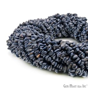 Shop Sapphire Chip & Nugget Beads! Sapphire Chip Beads, 34 Inch, Natural Chip Strands, Drilled Strung Nugget Beads, 3-7mm, Polished, GemMartUSA (CHSH-70001) | Natural genuine chip Sapphire beads for beading and jewelry making.  #jewelry #beads #beadedjewelry #diyjewelry #jewelrymaking #beadstore #beading #affiliate #ad