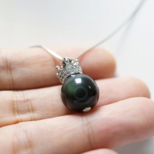 Shop Rainbow Obsidian Necklaces! Obsidian Necklace – Sterling Silver Royal Crown Rainbow Obsidian Pendant – Crown Necklace | Natural genuine Rainbow Obsidian necklaces. Buy crystal jewelry, handmade handcrafted artisan jewelry for women.  Unique handmade gift ideas. #jewelry #beadednecklaces #beadedjewelry #gift #shopping #handmadejewelry #fashion #style #product #necklaces #affiliate #ad