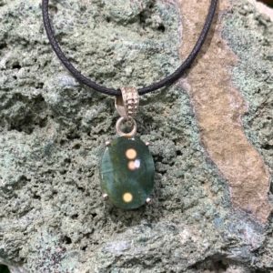 Shop Ocean Jasper Necklaces! Ocean jasper necklace, 925 sterling silver, spiritual gift | Natural genuine Ocean Jasper necklaces. Buy crystal jewelry, handmade handcrafted artisan jewelry for women.  Unique handmade gift ideas. #jewelry #beadednecklaces #beadedjewelry #gift #shopping #handmadejewelry #fashion #style #product #necklaces #affiliate #ad