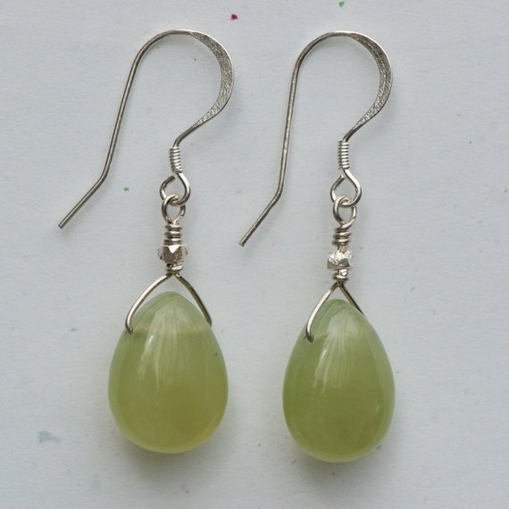 Olive Serpentine Earrings