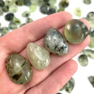 Shop Prehnite Stones & Crystals! ONE Tumbled Prehnite | Green Prehnite, tumbled crystal, tumbled stones, crystals, minerals | Natural genuine stones & crystals in various shapes & sizes. Buy raw cut, tumbled, or polished gemstones for making jewelry or crystal healing energy vibration raising reiki stones. #crystals #gemstones #crystalhealing #crystalsandgemstones #energyhealing #affiliate #ad