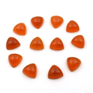 Orange Carnelian Cabochon Gemstone 3×3 MM To 25×25 MM Trillion Shape Polished Gemstones Lot For Earring Ring Pendant And Jewelry Making | Natural genuine stones & crystals in various shapes & sizes. Buy raw cut, tumbled, or polished gemstones for making jewelry or crystal healing energy vibration raising reiki stones. #crystals #gemstones #crystalhealing #crystalsandgemstones #energyhealing #affiliate #ad
