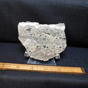 Shop Raw & Rough Ocean Jasper Stones! Orbicular Ocean Jasper, Rough Slab, Madagascar | Natural genuine stones & crystals in various shapes & sizes. Buy raw cut, tumbled, or polished gemstones for making jewelry or crystal healing energy vibration raising reiki stones. #crystals #gemstones #crystalhealing #crystalsandgemstones #energyhealing #affiliate #ad