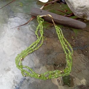 Shop Peridot Necklaces! Peridot Nugget Beads Necklace – 20" Long – Excellent Condition | Natural genuine Peridot necklaces. Buy crystal jewelry, handmade handcrafted artisan jewelry for women.  Unique handmade gift ideas. #jewelry #beadednecklaces #beadedjewelry #gift #shopping #handmadejewelry #fashion #style #product #necklaces #affiliate #ad