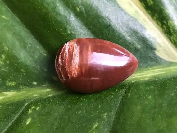 Petrified Wood Cabochon From Java - Indonesia - Hand Made - Amazing All Mirror Polished - Natural - Absolutely Amazing - For Jewelry - 3.4 G